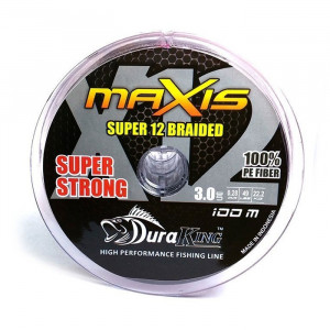 Шнур DuraKing MAXIS 12X, 150м, мультиколор #4, 0,33мм, 62lbs