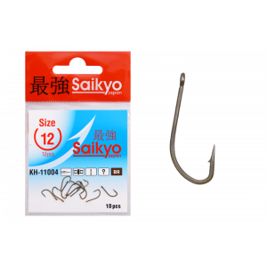 Крючки Saikyo KH-11004 Crystal BR №12 (10шт) Крючки Saikyo KH-11004 Crystal BR №12 (10шт)