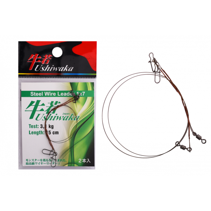 Поводки Ushiwaka Steel Wire Leader 1x7